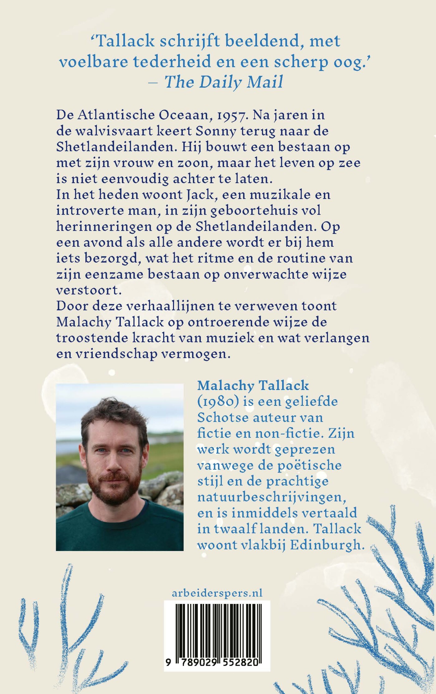 Die mooie Atlantische wals achterkant