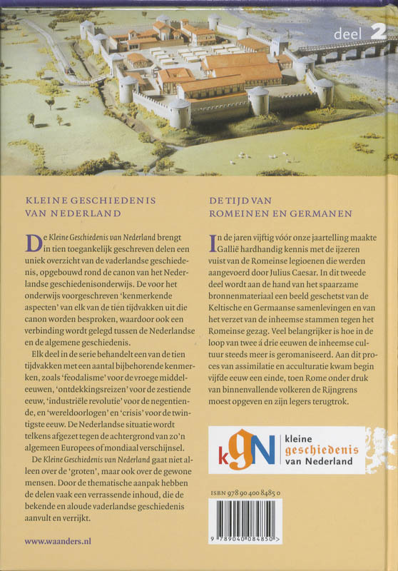 Tijd van Romeinen en Germanen (0-500) / Kleine Geschiedenis van Nederland / 2 achterkant