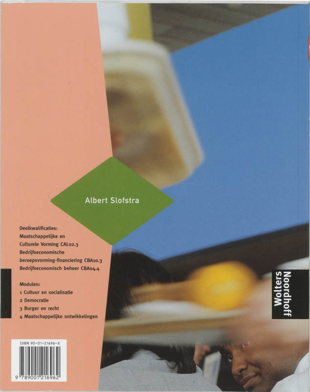 Mens & maatschappij 3/4 Burger en recht Tekstboek achterkant