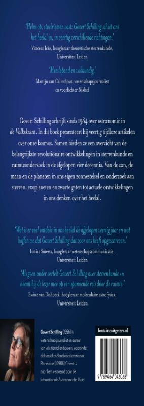 Nieuws uit de kosmos achterkant