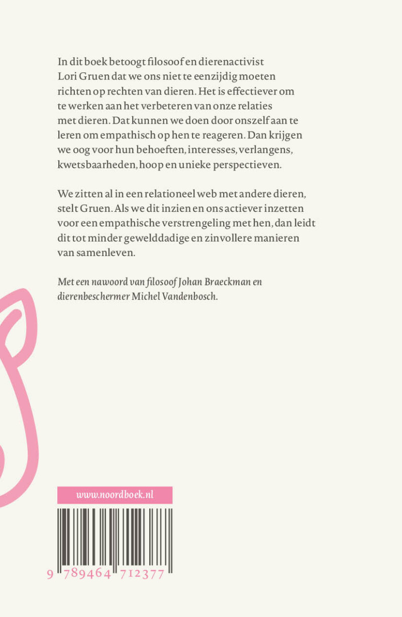 Een web van empathie achterkant