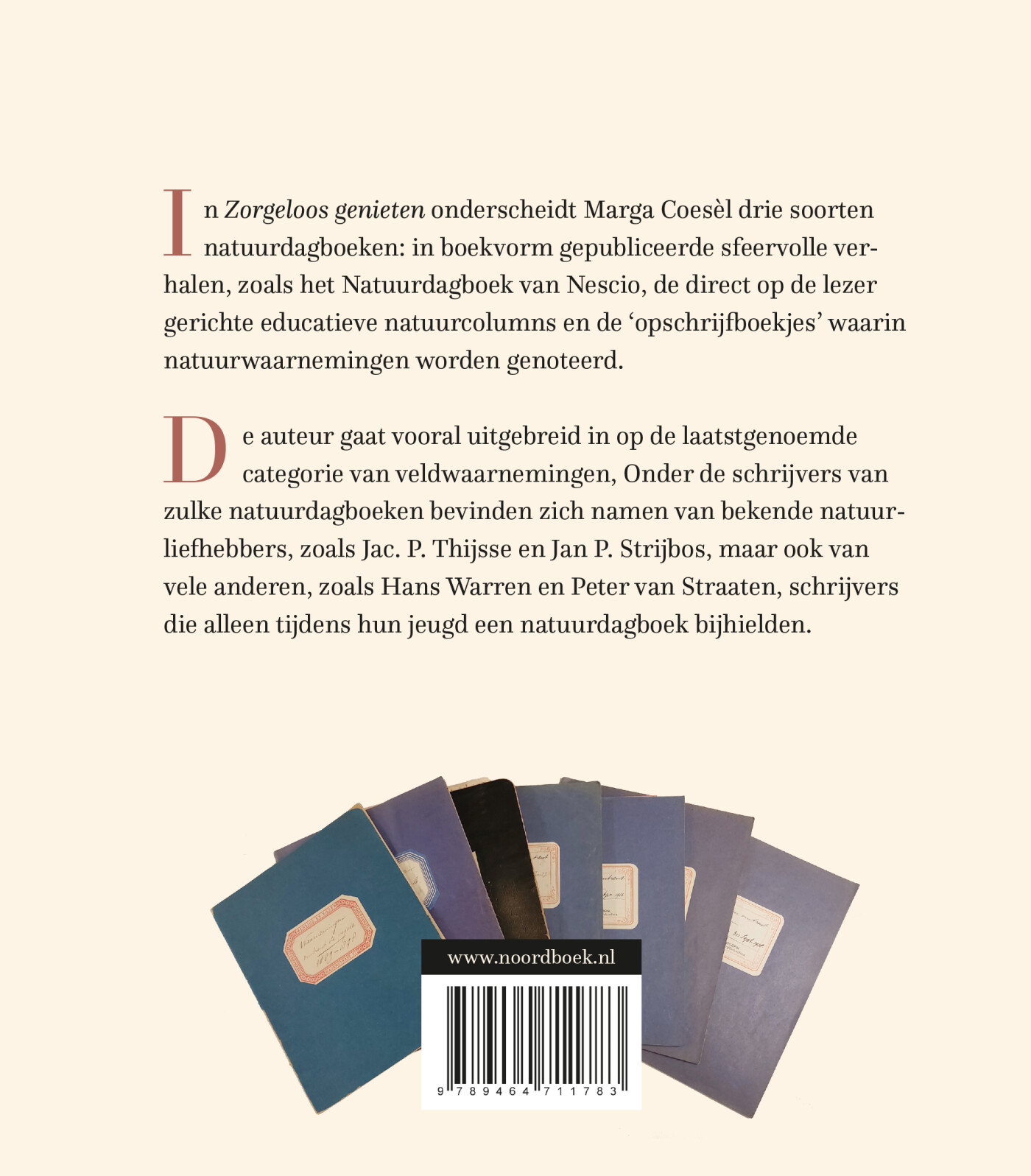 Zorgeloos genieten achterkant