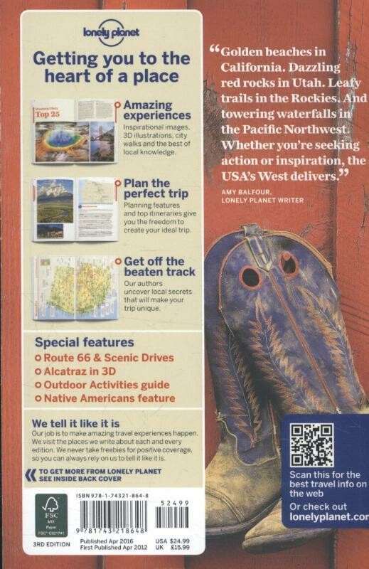 Lonely Planet Western USA dr 3 achterkant
