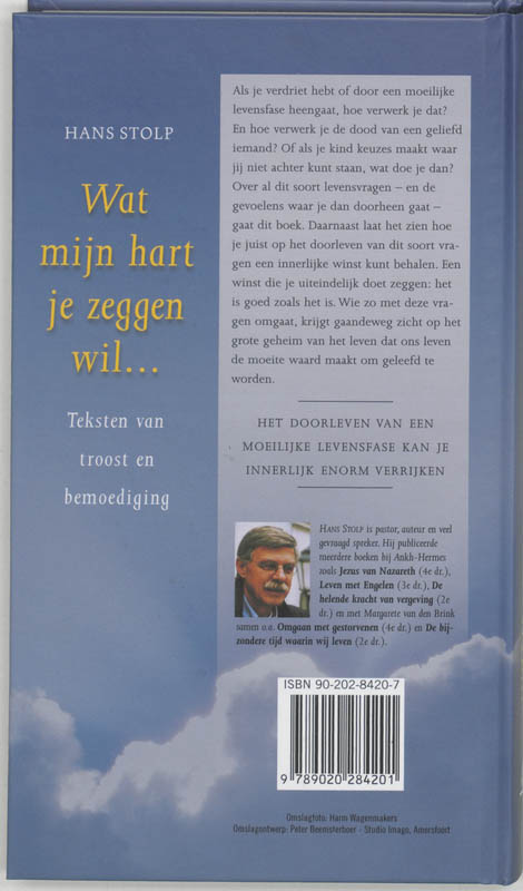 Wat mijn hart je zeggen wil ... achterkant