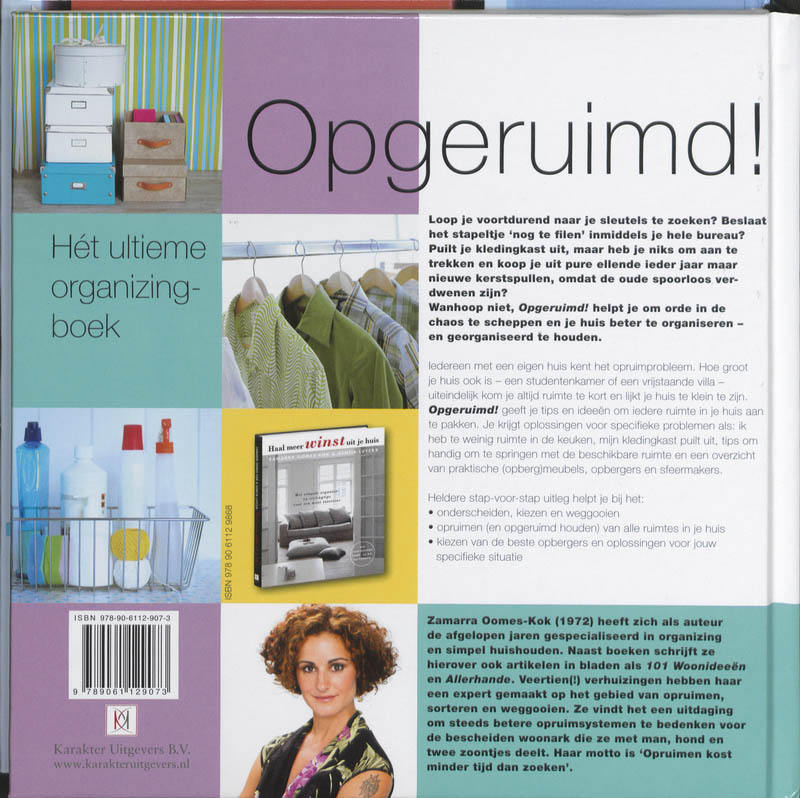 Opgeruimd! achterkant