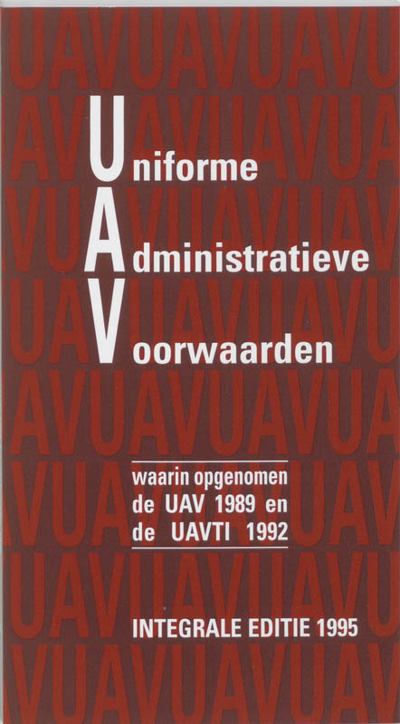 Uniforme Administratieve Voorwaarden integrale editie 1995
