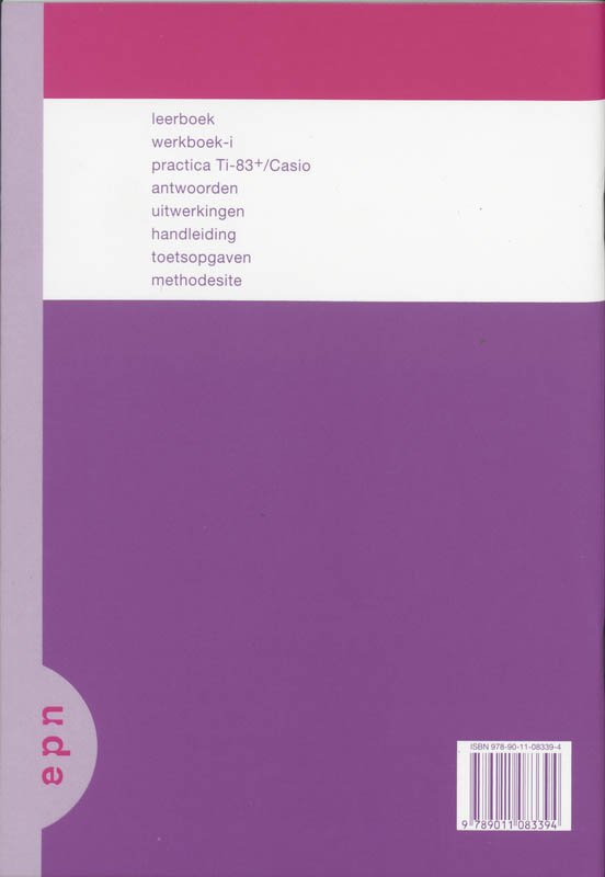 Getal En Ruimte / Vwo B 3 / Deel Antwoorden achterkant