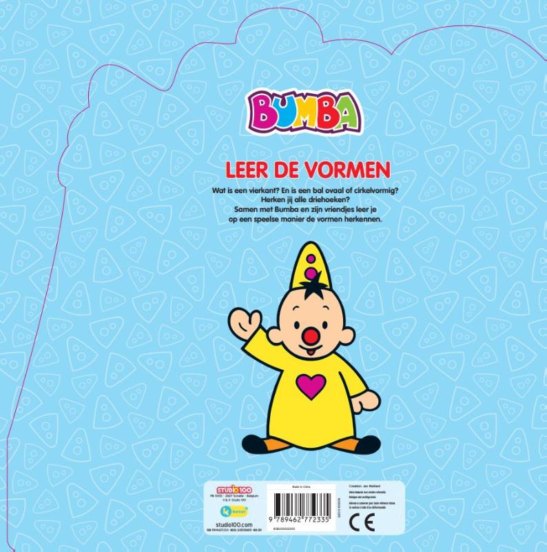 Leer de vormen (Bumba) achterkant