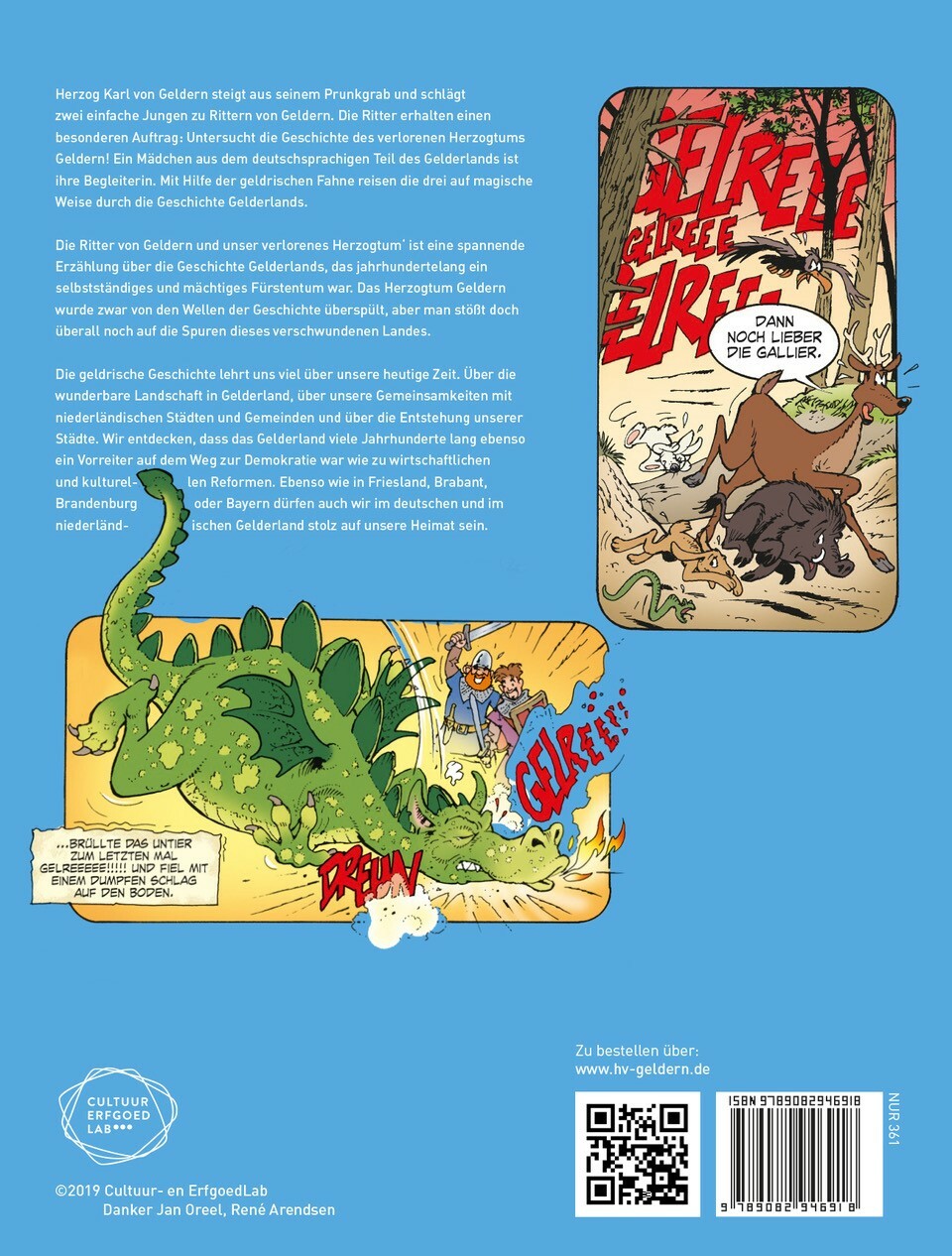 Ons verloren hertogdom / Ridders van Gelre achterkant