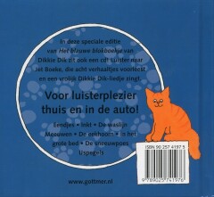 Het blauwe blokboekje / Dikkie Dik achterkant