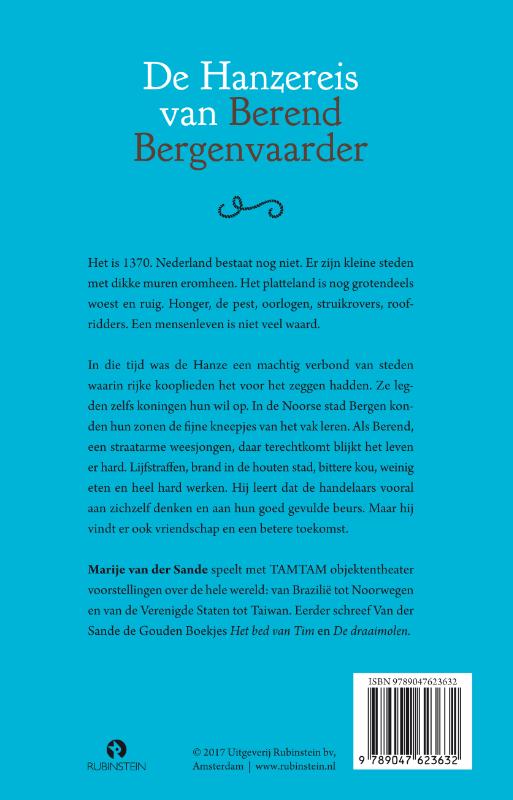 De Hanzereis van Berend Bergenvaarder achterkant