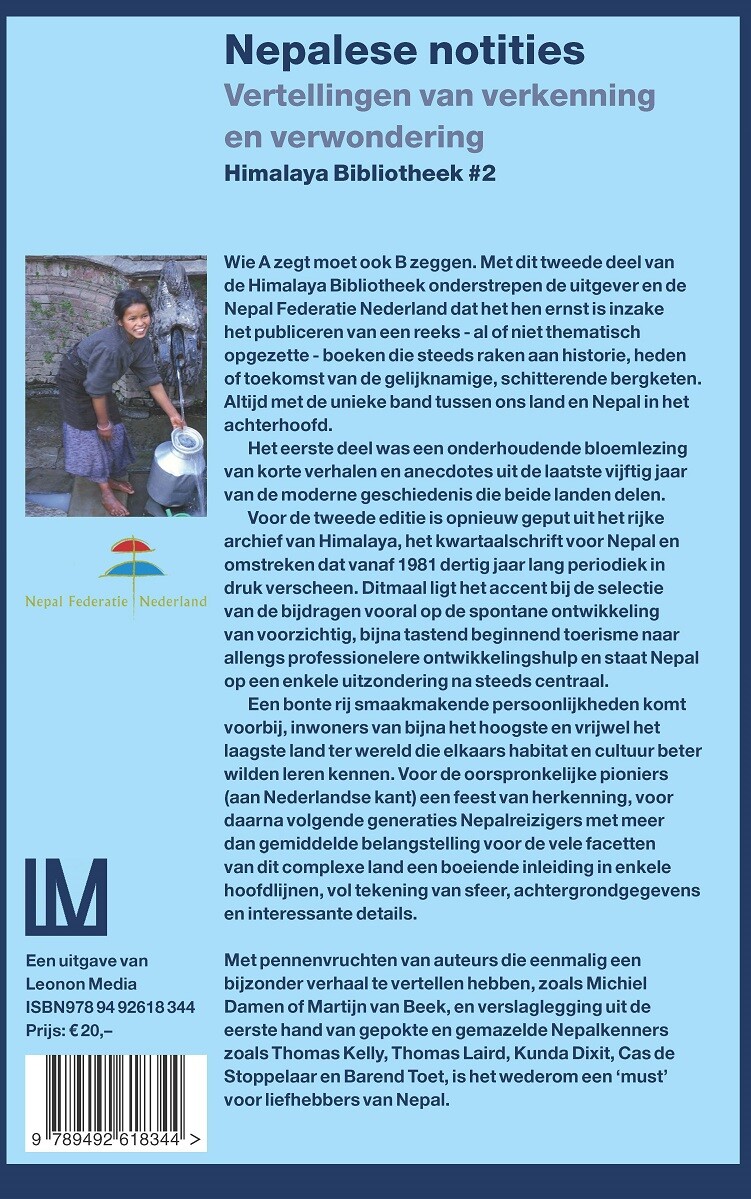 Nepalese notities / Himalaya Bibliotheek / 2 achterkant