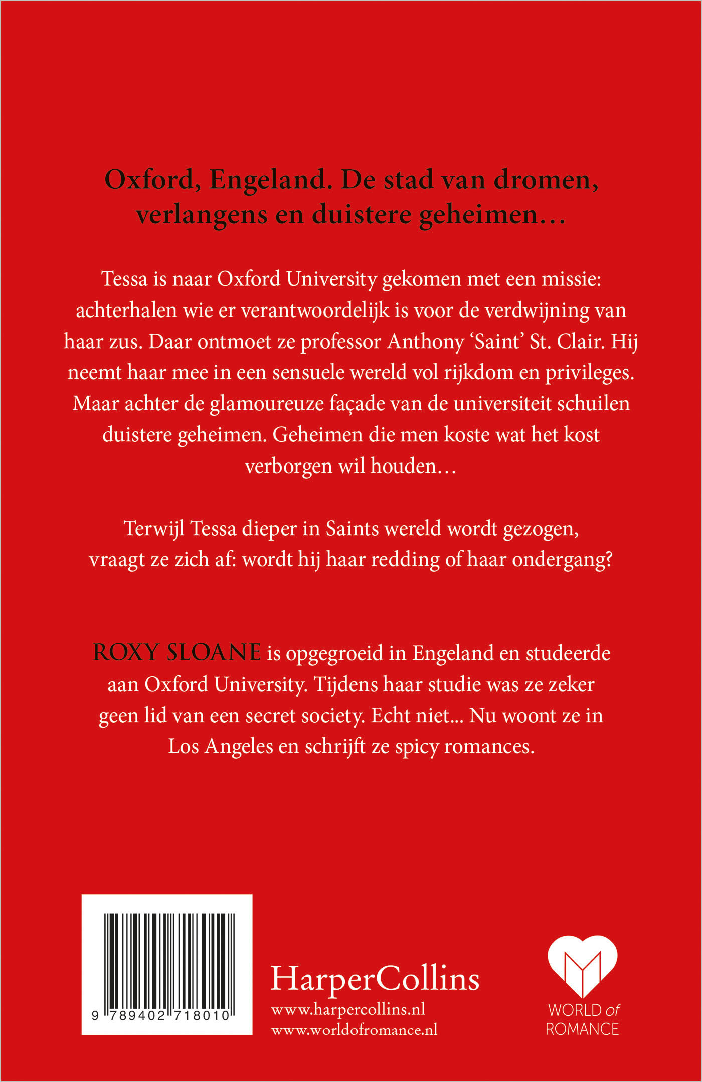 Cross My Heart / De Oxford Legacy / 1 achterkant