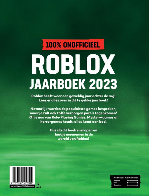 Roblox Jaarboek - 2023 / Roblox achterkant