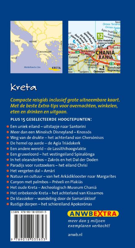Kreta / ANWB Extra Kreta / ANWB Extra achterkant