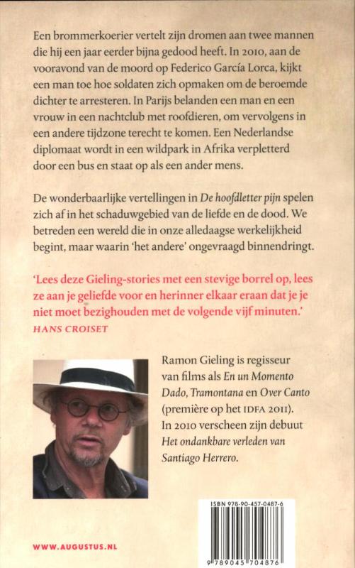 De hoofdletter pijn achterkant