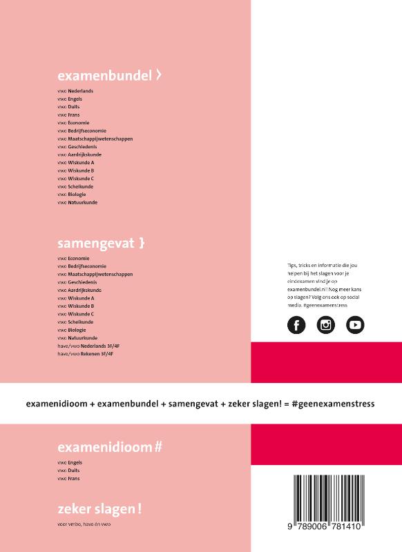 Examenbundel vwo Nederlands 2020/2021 Examenbundel vwo Nederlands 2020/2021 achterkant