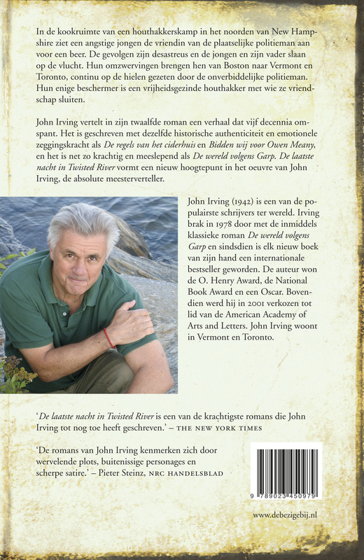 De laatste nacht in Twisted River De laatste nacht in Twisted River achterkant