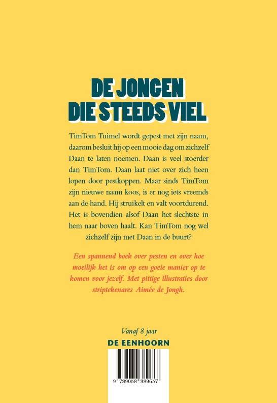 De jongen die steeds viel achterkant