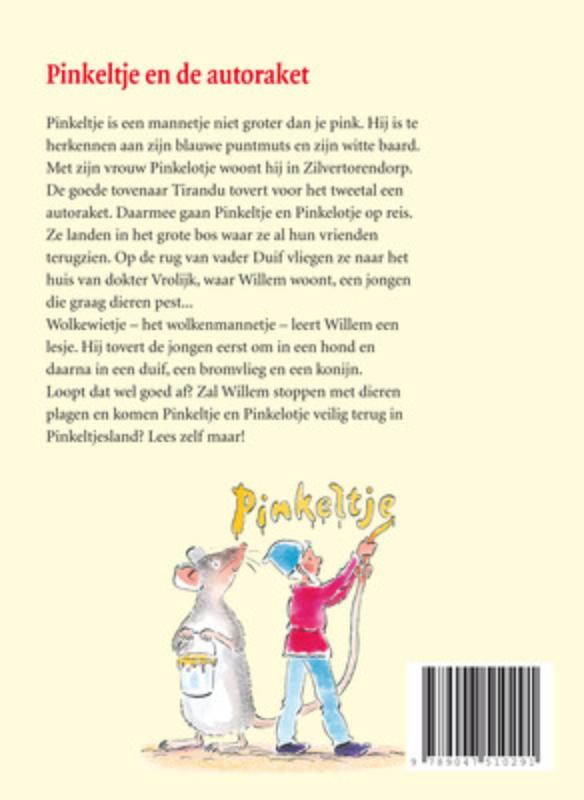 Pinkeltje 21 -   Pinkeltje en de autoraket achterkant