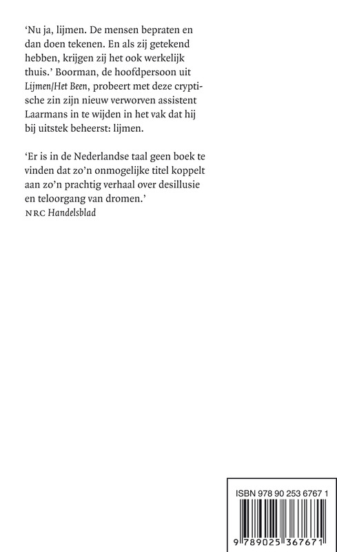 Lijmen / Het Been / Athenaeum pocket achterkant