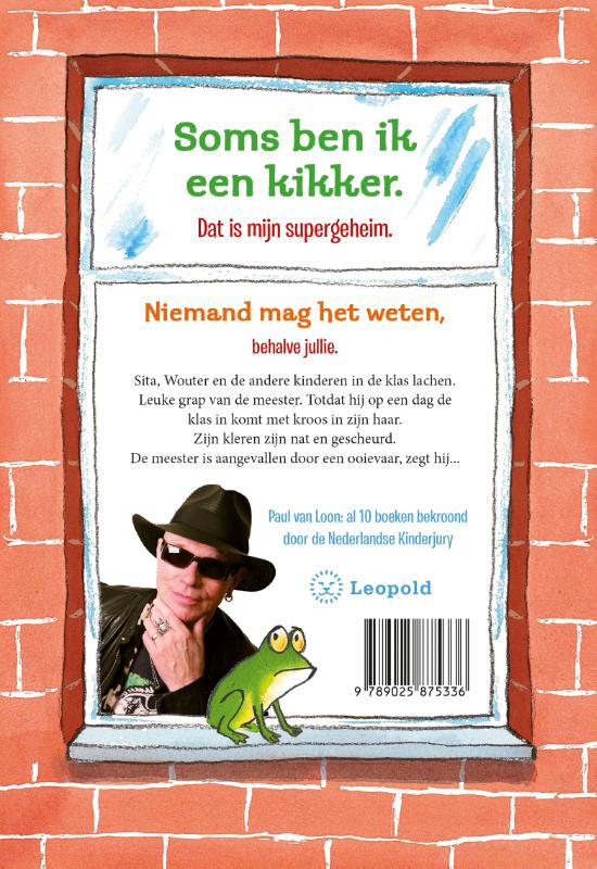 Meester Kikker achterkant