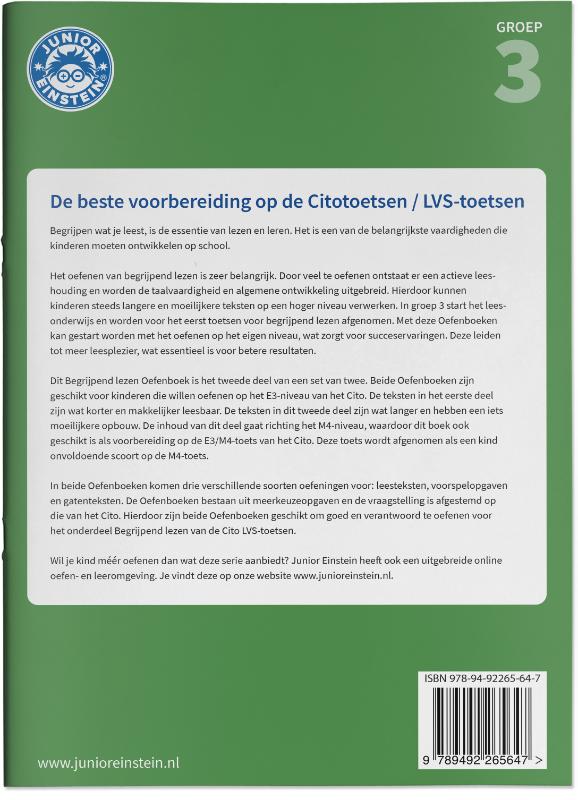 (2) Groep 3 / Begrijpend lezen / Oefenboek achterkant