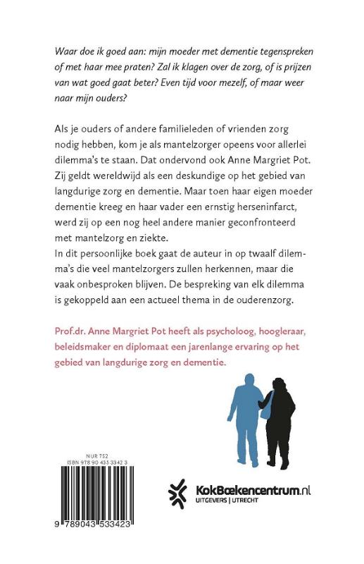 Zorgen van een mantelzorger Zorgen van een mantelzorger achterkant