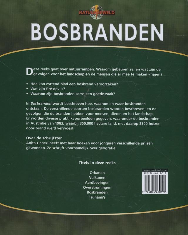 Bosbranden / Natuurgeweld achterkant
