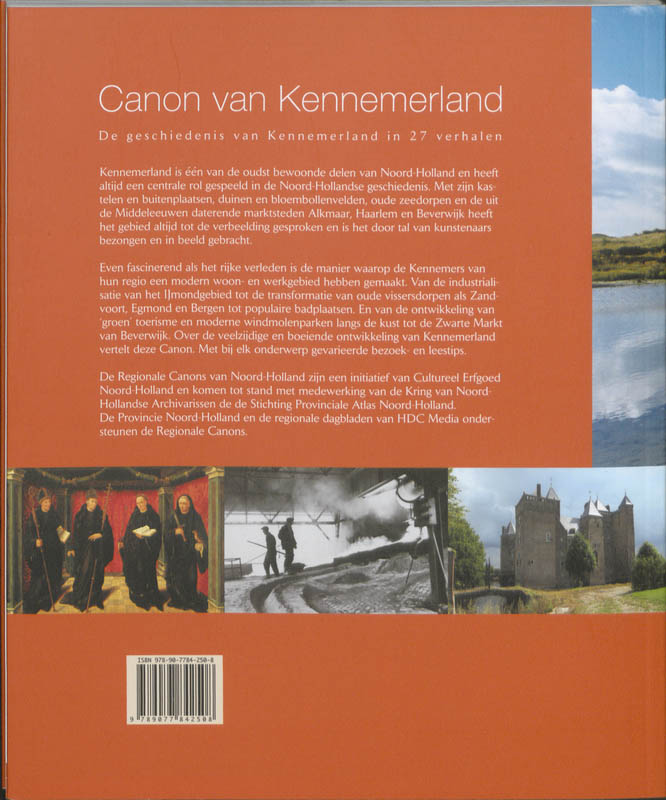 De Regionale Canons van Noord-Holland 6 - Canon van Kennemerland achterkant