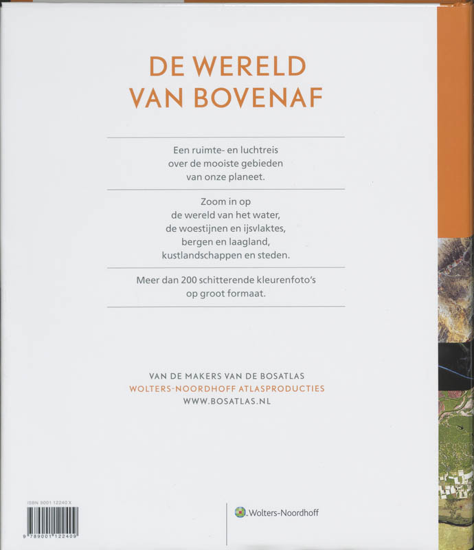 De Wereld van bovenaf achterkant