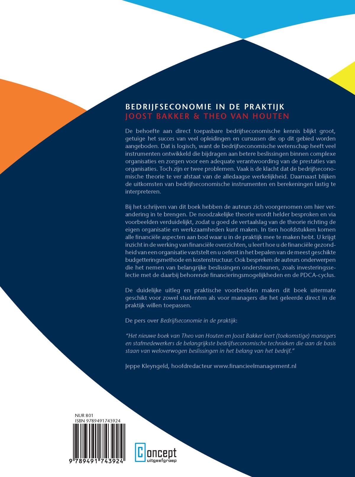 Bedrijfseconomie in de praktijk Bedrijfseconomie in de praktijk achterkant