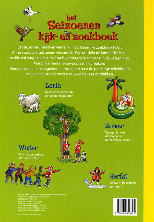 Het seizoenen kijk- en zoekboek achterkant