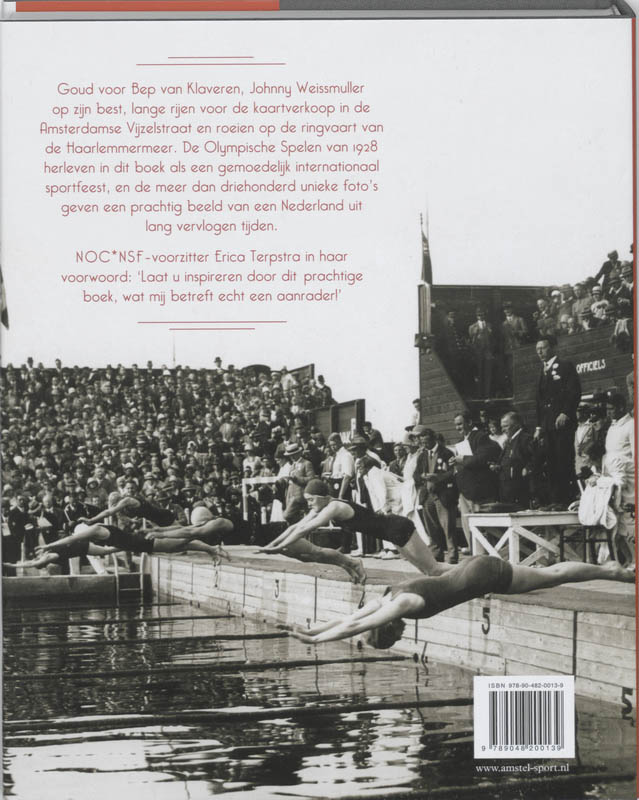 De Olympische Spelen Amsterdam 1928 achterkant