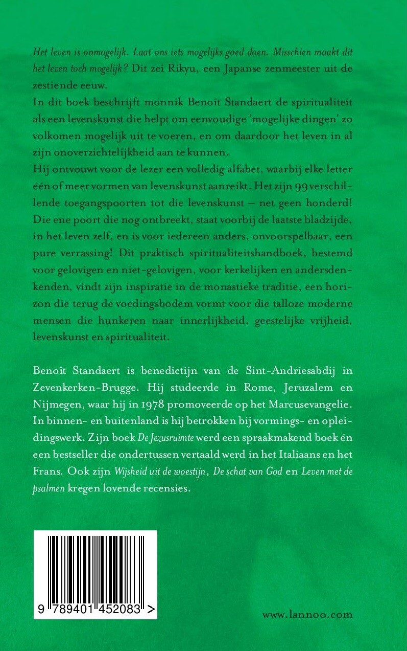 Spiritualiteit als levenskunst achterkant