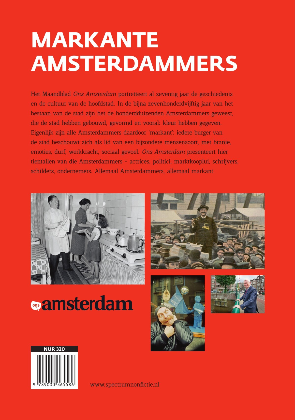 Markante Amsterdammers achterkant