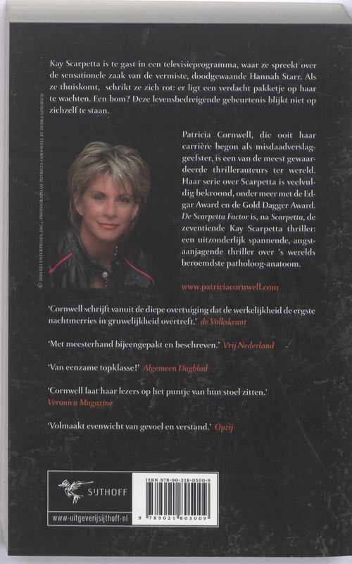 De scarpetta factor / Kay Scarpetta / 17 achterkant