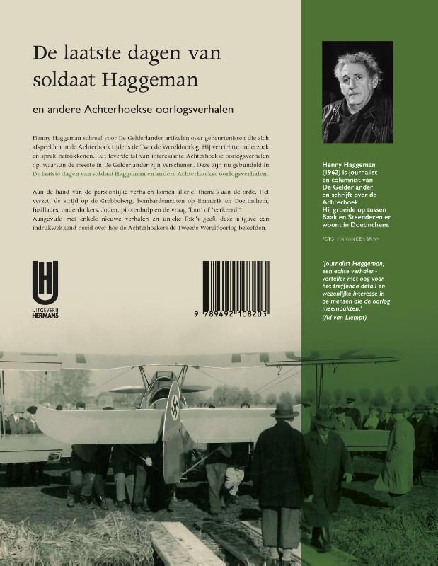 De laatste dagen van soldaat Haggeman achterkant