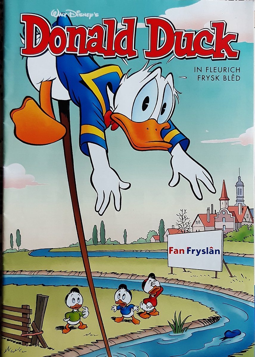 Donald Duck in het Fries.