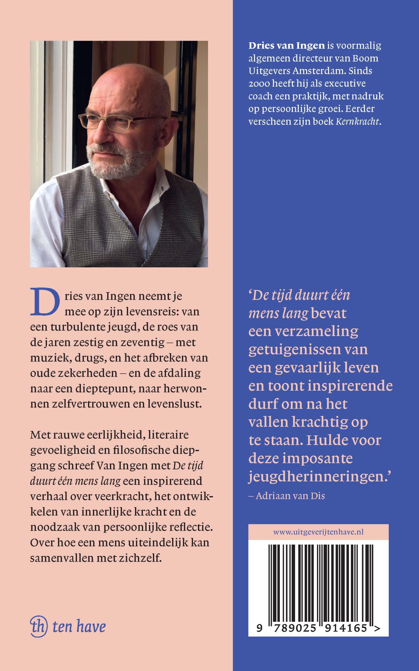 De tijd duurt één mens lang achterkant