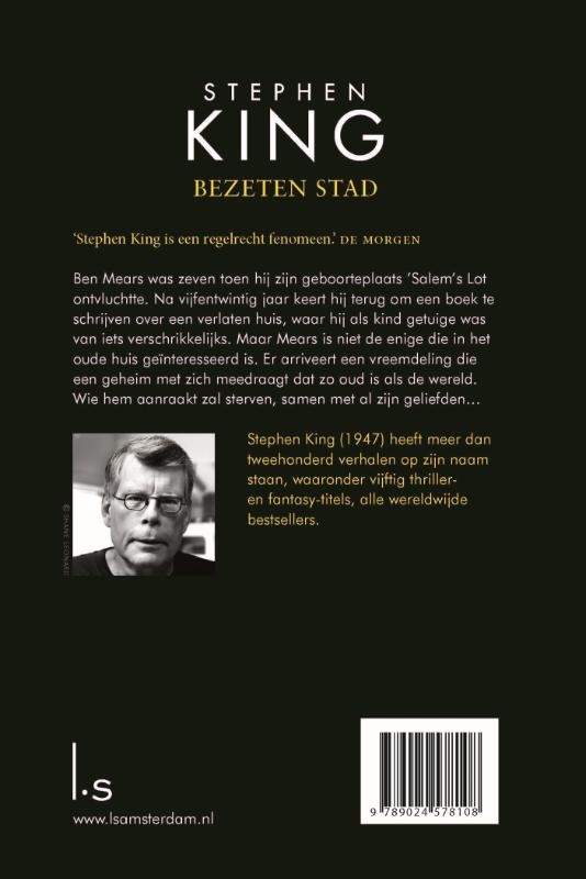 Bezeten stad achterkant