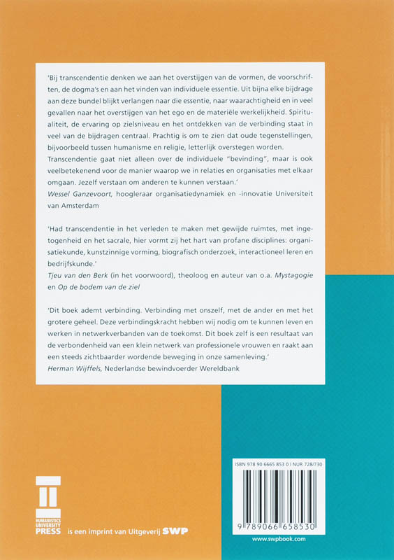 De stille kracht van transcendentie De stille kracht van transcendentie achterkant