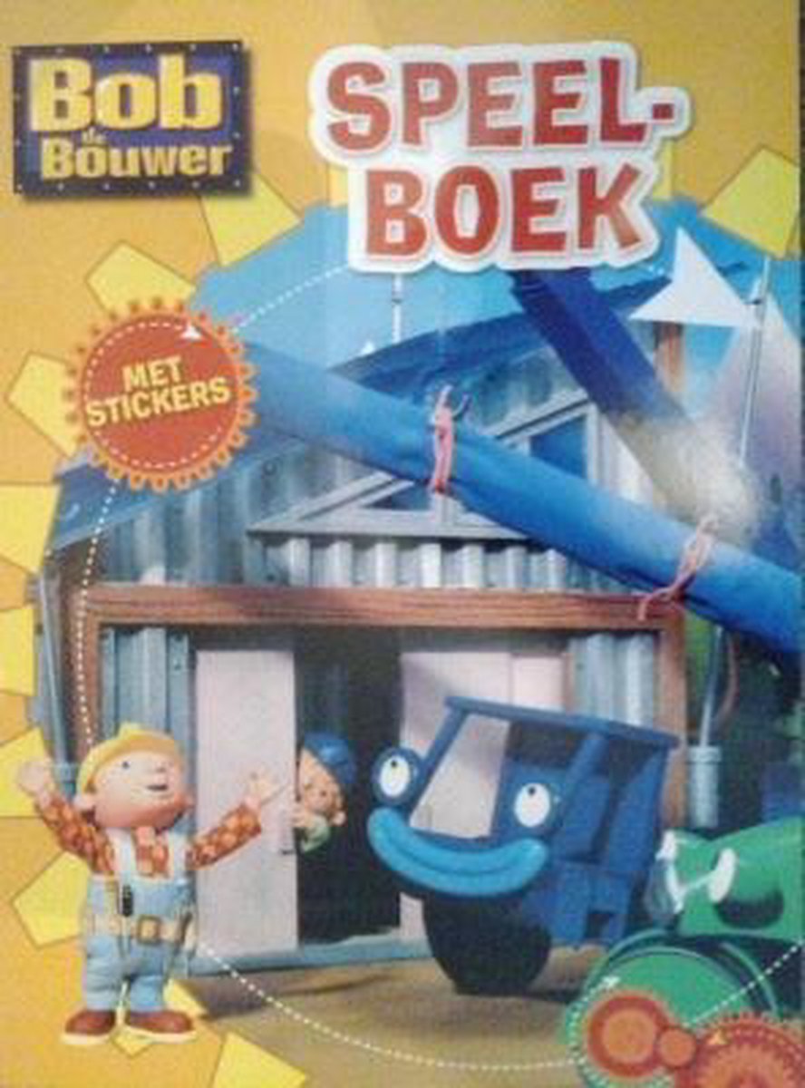 SPEELBOEK MET STICKERS - BOB DE BOUWER