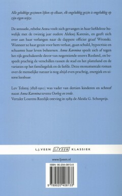 Anna Karenina / L.J. Veen klassiek achterkant