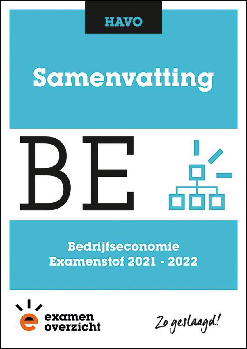 boekenbalie_9789493190795_cover ExamenOverzicht - Samenvatting Bedrijfseconomie HAVO