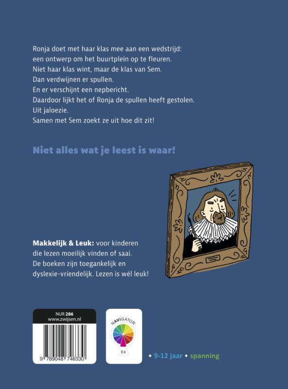 Makkelijk & Leuk  -   Niet waar! achterkant