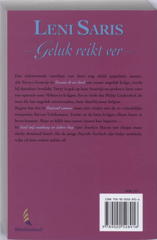 Geluk reikt ver Geluk reikt ver achterkant