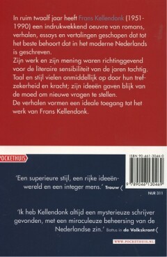 De verhalen van Frans Kellendonk / Pockethuis achterkant