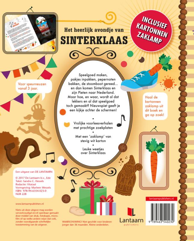 Het heerlijke avondje van Sinterklaas achterkant