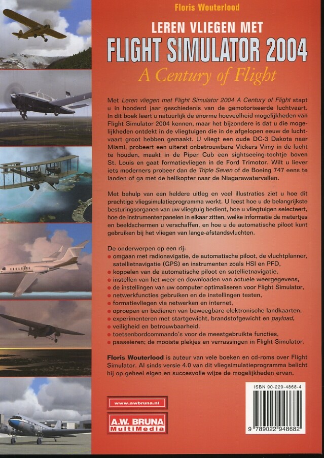 Leren vliegen met Flight Simulator 2004 achterkant